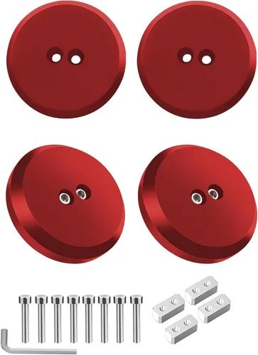 Miniatura 9 de Samman Corvette Jack Pucks - Adaptador de aluminio compatible con Chevrolet Corvette C5 C6 C7 C8, almohadillas de elevación sin enjuague compatibles