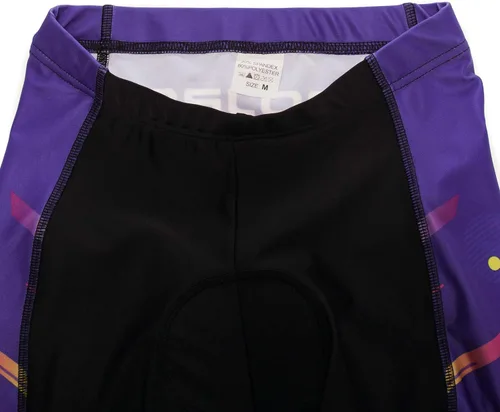 Miniatura 129 de Camiseta de ciclismo para mujer, manga corta y pantalones cortos de ciclismo acolchados para verano