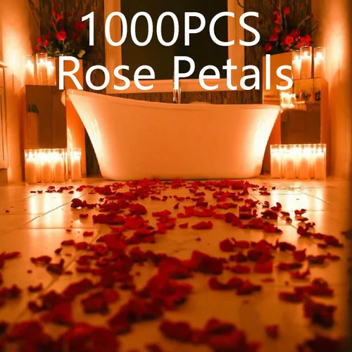 Miniatura 4 de Kit de globos de feliz aniversario y propuesta: globos románticos con texto en inglés "I Love You, Heart, Bear Balloons, 1000pcs Rose Petals