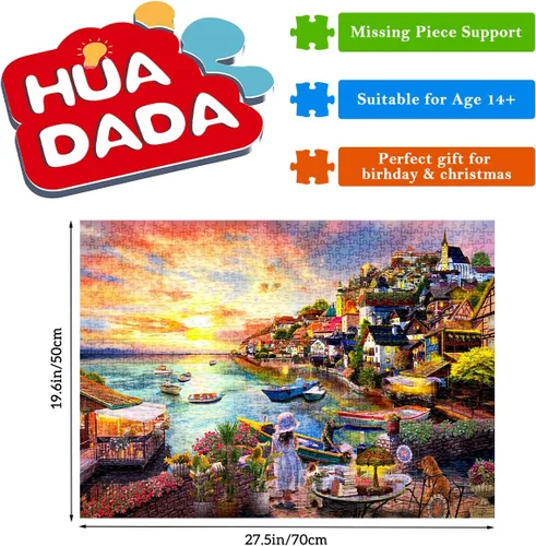 Miniatura 2 de Rompecabezas para adultos, de 1000 piezas, rompecabezas para adultos de 1000 piezas, rompecabezas de 1000 piezas para niños, juego de rompecabezas