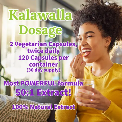 Miniatura 8 de (Calaguala) con Polypodium Leucotomos para el apoyo del sistema inmunológico, extracto 50:1 de mayor potencia 400 mg (120 cápsulas vegetales)