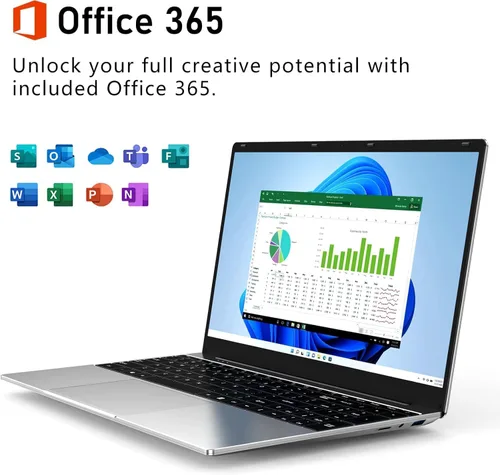 Miniatura 9 de FUNYET Computadora portátil, portátiles para juegos 2026, PC con tapa superior de 14 pulgadas, Windows 11 Pro, 16 GB de RAM SSD de 1 TB, procesador
