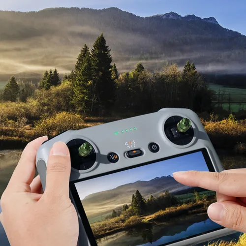 Miniatura 7 de 4 barras de control de dron, joystick de control de dron de aluminio, reemplazo desmontable compatible con DJI Mini 3 Pro DJI RC Smart Controller