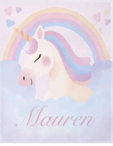 Miniatura 17 de Artsadd Mantas personalizadas con nombre para bebés niños y niñas, mantas de bebé personalizadas con nombre, manta personalizada para niños