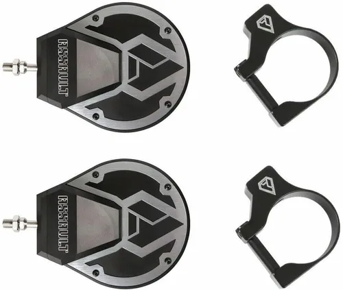 Miniatura 3 de Assault Industries 101005SM07211 Espejo lateral convexo Sidewinder negro crudo de 1.5