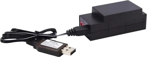 Miniatura 7 de Blomiky Batería recargable Lipo de 7.4V 2S 1000mAh 7.4Wh y reemplazo de cable USB para camiones H16 H16BM H16PL H16DR RC / H16