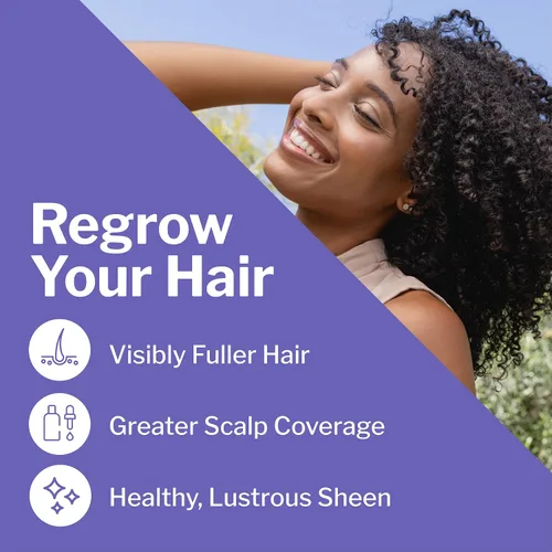 Miniatura 3 de Shapiro MD Hair Growth Experts Minoxidil Solución tópica al 2% para mujeres, el suero promueve el recrecimiento del cabello al reactivar