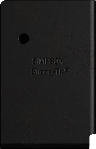 Miniatura 5 de Simpson Strong-Tie APLH24R Outdoor Accents ZMAX, colgador de vigas de luz negra para 2x4 áspero (paquete de 12)
