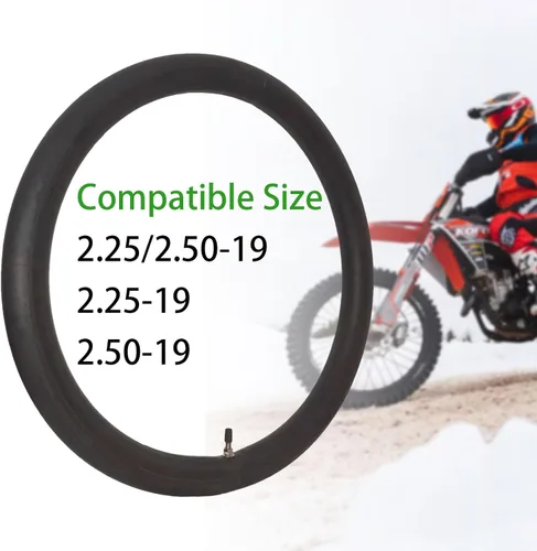 Miniatura 2 de 2 piezas 70/100-19 2.25/2.50-19 tubo interior 2.25-19 2.50-19 tubo interior de moto de cross 19 pulgadas vástago de válvula recto