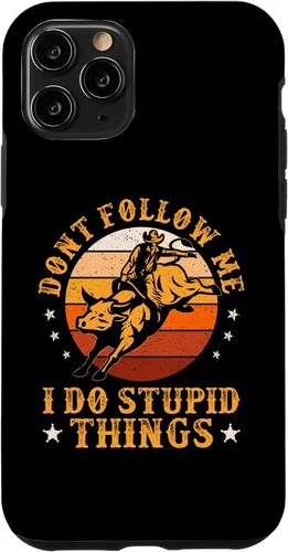 Miniatura 70 de Carcasa vintage para iPhone XS Max Don't Follow Me I Do Stupid Things