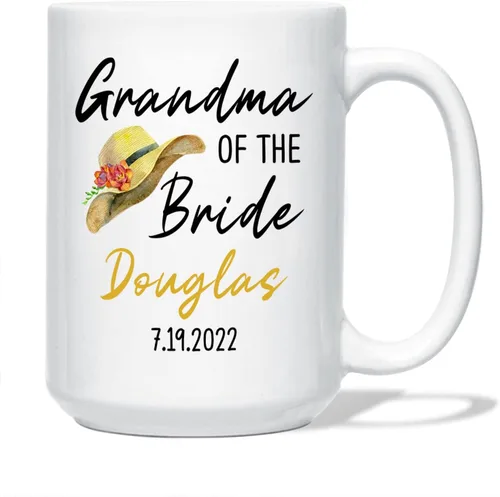 Miniatura 21 de Taza personalizada para la tía de la novia, taza de tía novia, regalo de boda para tía de la novia, regalo de tía de novia, taza de café de boda