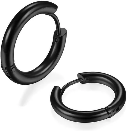 Aretes de acero inoxidable 316L, argollas de 1564, 516, 2564, 716, 1532 y 3564 pulgadas, arracadas hipoalergénicas, para el cartílago, hélix,