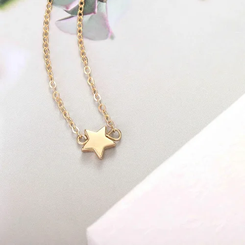 Miniatura 4 de Jozape Simple Bikini Cintura Belly Oro Estrella Cadena Corporal para Mujeres y Niñas