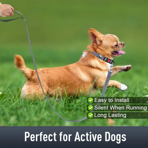 Miniatura 3 de AirTag - Collar de perro con soporte AirTag compatible con AirTag, acolchado suave reflectante, hebilla de bloqueo de seguridad, nailon ajustable