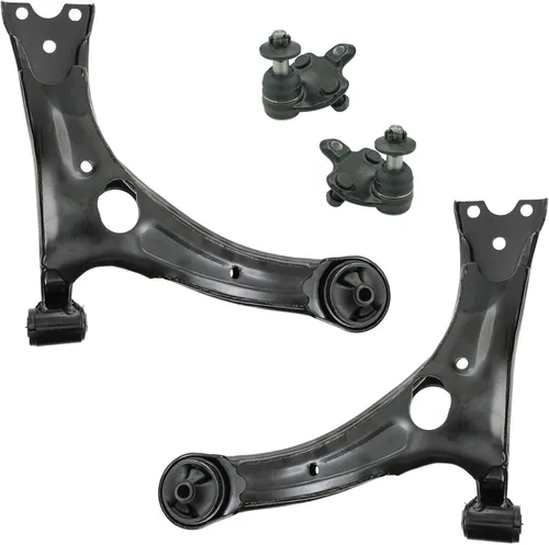 Miniatura 10 de TRQ Brazo de control delantero superior e inferior con rótula juego de 4 piezas compatible con Land Rover Range Rover 2003-2012