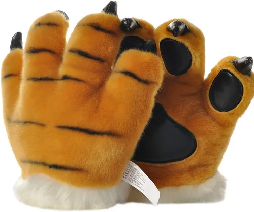 LANFIRE Guantes de mano de garra de animal Guantes de pata de tigre Guantes de garra de dinosaurio garra de dinosaurio garra de oso Guantes