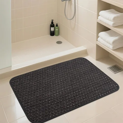 Miniatura 9 de Alfombra de Baño Fina Antideslizante con Respaldo de Goma de Secado Rápido Súper Absorbente Alfombras de Baño que Caben Debajo de la Puerta