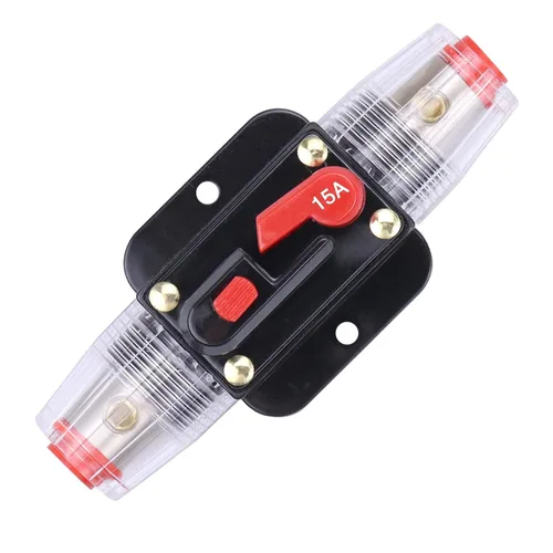 Miniatura 15 de ZOOKOTO 12V-24V DC 150A Disyuntor en Línea para Audio de Coche, Porta Fusibles con Reinicio, Inversor para Sistema de Interruptor de Estéreo