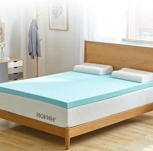 Miniatura 8 de Cubrecolchón suave y cómodo de espuma viscoelástica (3 pulgadas de grosor) y protector de colchón lavable y extraíble, de HOFISH, Memory Foam