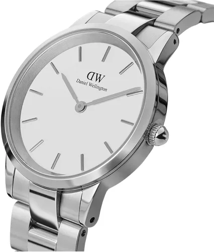 Miniatura 4 de Daniel Wellington Iconic Link Reloj pulsera de eslabones de oro rosa o plata