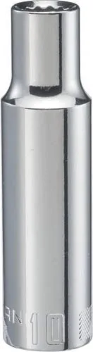CRAFTSMAN Toma profunda, métrica, unidad de 1/2 pulgada, 0.394 in, 12 puntos (CMMT44438)