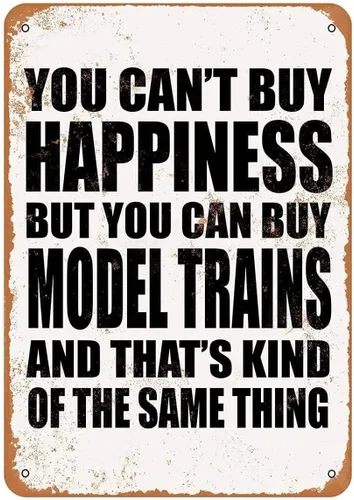 Miniatura 2 de Sign You Can't Buy Happiness BUT You CAN Buy Ice Cream - Cartel de metal divertido de lata de 8 x 12 pulgadas para bar pub interior y exterior