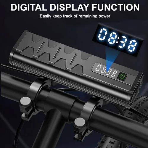 Miniatura 5 de 17* LED 4800 Lumen Bike Lights, USB-C Rechargeable Bicycle Light, Super Bright Bike Lights for Night Riding, IP65 Waterproof Bicycle Headlight, for