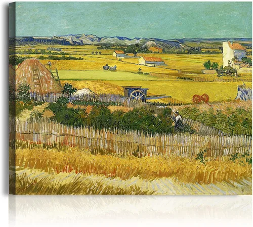 Miniatura 60 de A&T ARTWORK Noche estrellada sobre el Ródano de Vincent Van Gogh. Tamaño del marco: 36 x 30 pulgadas, tamaño de la imagen: 30 x 24 pulgadas