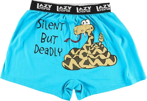 Miniatura 71 de Lazy One Divertidos boxers de animales, ropa interior humorística, novedosos pantalones cortos, regalos de broma para hombres