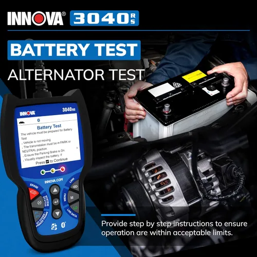 Miniatura 4 de INNOVA 3040RS, escáner OBD2, transmisor de datos en vivo, probador de batería/alternador, reinicio de la luz de motor/luz de freno/luz de aceite