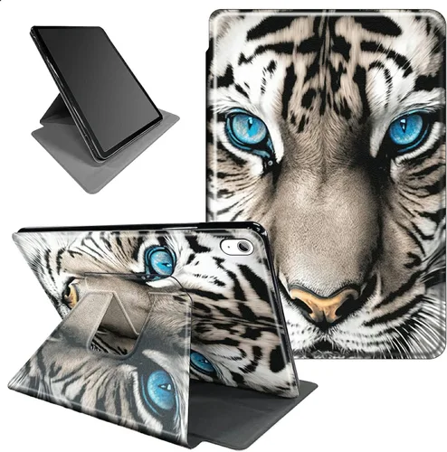 Miniatura 90 de Funda para iPad mini 6 para iPad mini 6ª generación 8.3 pulgadas 2021 360 grados giratorio soporte ligero cubierta inteligente protectora
