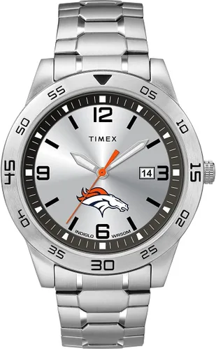 Miniatura 18 de Timex Tribute Reloj de cuarzo para hombre Citation de 42 mm con correa de acero inoxidable