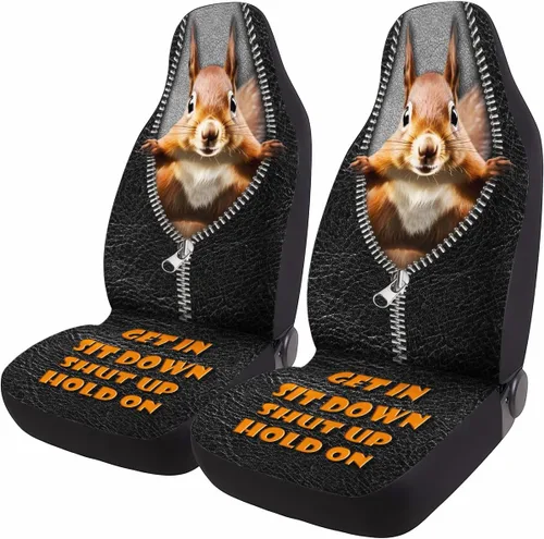 Miniatura 46 de GENANY Horror Nightmare Skellington - 2 fundas de asiento delantero para automóvil, camión, SUV, regalos de Navidad, funda de asiento de cubo