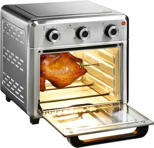 Miniatura 2 de Panana Horno Tostador Compacto de Freidora de Aire, 1400W 21QT con 6-en-1 Multifunciones y Rango de Temperatura Amplio, Horno de Freidora de Aire