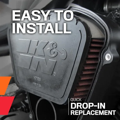 Miniatura 5 de K&N Filtro de aire del motor: Alto rendimiento, filtro de aire Powersport: Se adapta a DUCATI 2006-2019