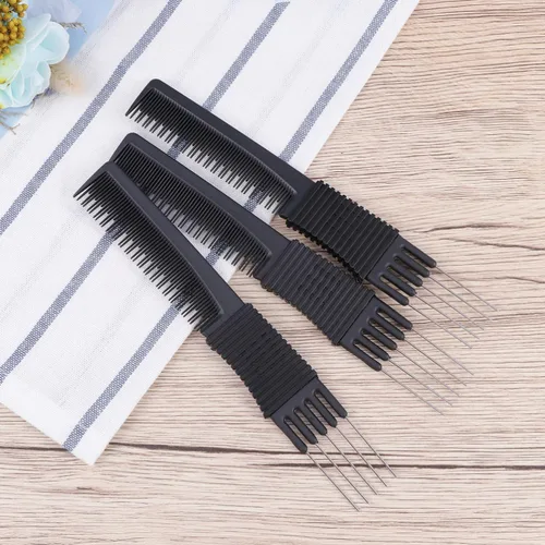 Miniatura 9 de Peinetas para el cabello - Fibra de carbono estática -cola Peines Herramientas para el cabello para estilos finos