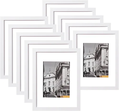 Miniatura 46 de eletecpro - Juego de 10 marcos de fotos de 5 x 7 pulgadas, collage de marcos de fotos para decoración de pared, muestra fotos de 4 x 6
