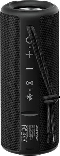 MIATONE Boombox Altavoz Bluetooth portátil al aire libre Altavoces inalámbricos impermeables - Negro