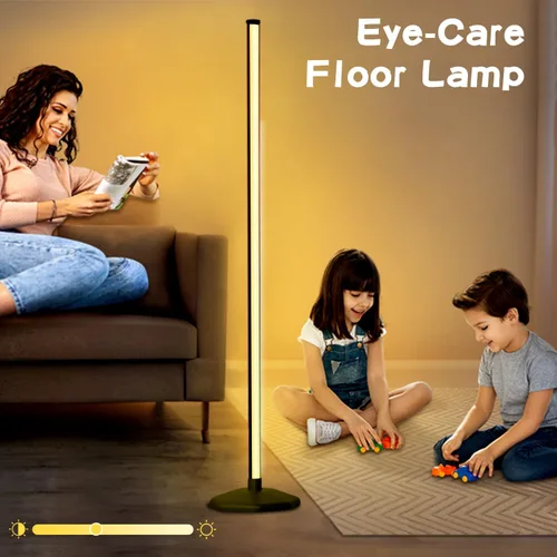 Miniatura 4 de LanAqua Lámpara de Pie de Esquina, Lámpara de Esquina LED RGB Inteligente, Lámpara de Pie LED que Cambia 16 Millones de Colores con Aplicación
