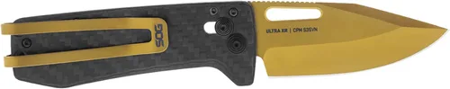 Miniatura 3 de SOG Ultra XR Everyday Carry Slimline Ambidextro CRYO CPM S35VN - Cuchillos plegables de acero inoxidable Bolsillo de titanio/clip para dinero