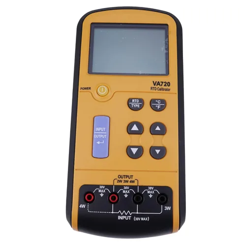 Miniatura 2 de Calibrador de proceso multifunción VA720 para calibración mV mA de frecuencia RTD TC