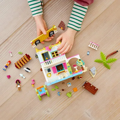 Miniatura 6 de LEGO Friends Beach House 41428 Kit de construcción; chispas horas de juego de aventura de verano (444 piezas)