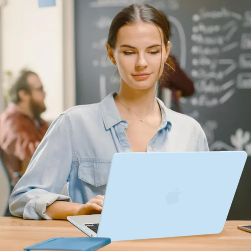 Miniatura 6 de G JGOO Funda protectora de plástico mate compatible con MacBook Air de 15 pulgadas M4 A3241 M3 A3114 M2 A2941, M4, A3241, M2, A2941, versión 2025