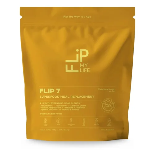 Miniatura 8 de Flip My Life, Flip 7 SuperAlimento Natural, Proteína a Base de Plantas, Reemplazo Completo de Comida para Apoyar un Intestino Saludable, Mezcla de 7