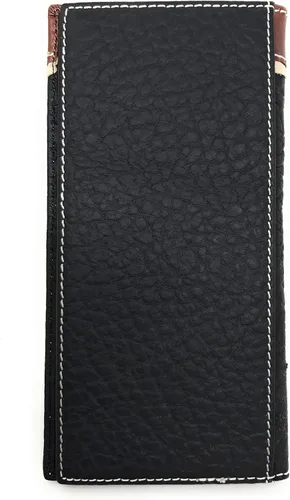 Miniatura 3 de Western Tooled - Cartera de piel auténtica para hombre