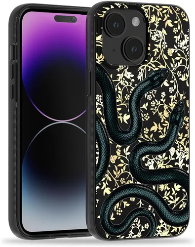Miniatura 47 de SCORPIFY Funda para iPhone 15 Pro Max [Compatible con MagSafe] con Diseño de Estampado de Leopardo Guepardo Negro Mate, Linda Funda Magnética