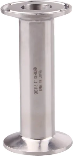 Miniatura 11 de DERNORD Bobina sanitaria Tri Clamp Tubo Acero Inoxidable 304 con 1,5 Pulgadas Tri Abrazadera Tubo de 1 pulgada OD