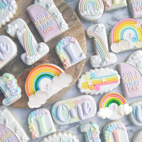 Miniatura 4 de Moldes de fondant de nube, 3 unidades, molde de silicona arcoíris para decoración de pasteles de chocolate, dulces, azúcar, cupcakes, decoración