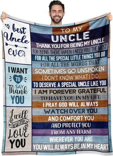 Miniatura 20 de El mejor regalo para sobrino de la tía, día del padre, cumpleaños, Navidad, regalos de graduación para sobrino de tía tío, manta de 40 x 50 pulgadas