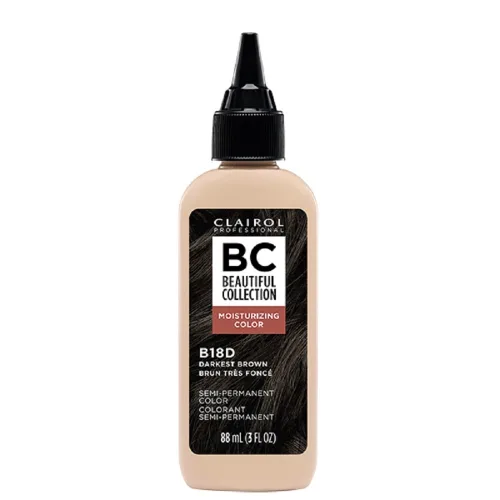Miniatura 2 de Clairol Professional Beautiful Collection Semi-Permanent Hair Color with Zero Damage for All Hair Textures Packaging May Vary 18D marrón más oscuro